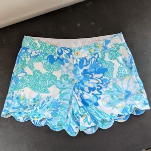 Lilly Pulitzer Buttercup Short Blue Floral